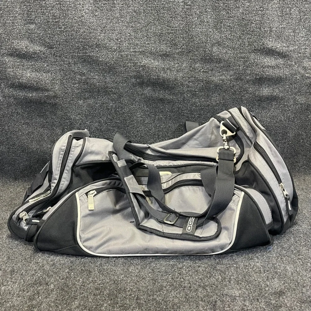 OGIO 5125121127144 Transfer Duffel Bag Gray Cellucor Branded Gym Fitness Luggage